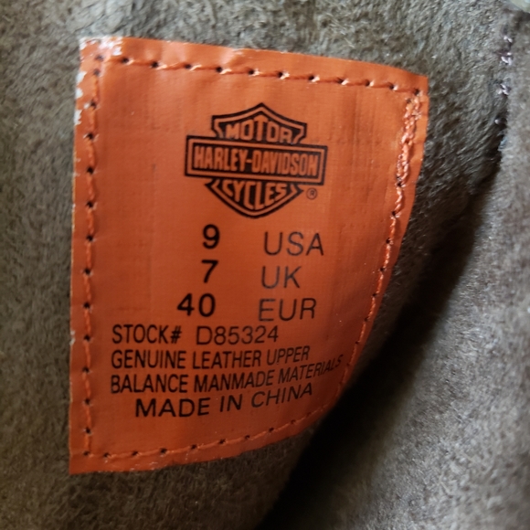 Harley Davidson Nila Heeled Boots SIZE 9 - Picture 5 of 5